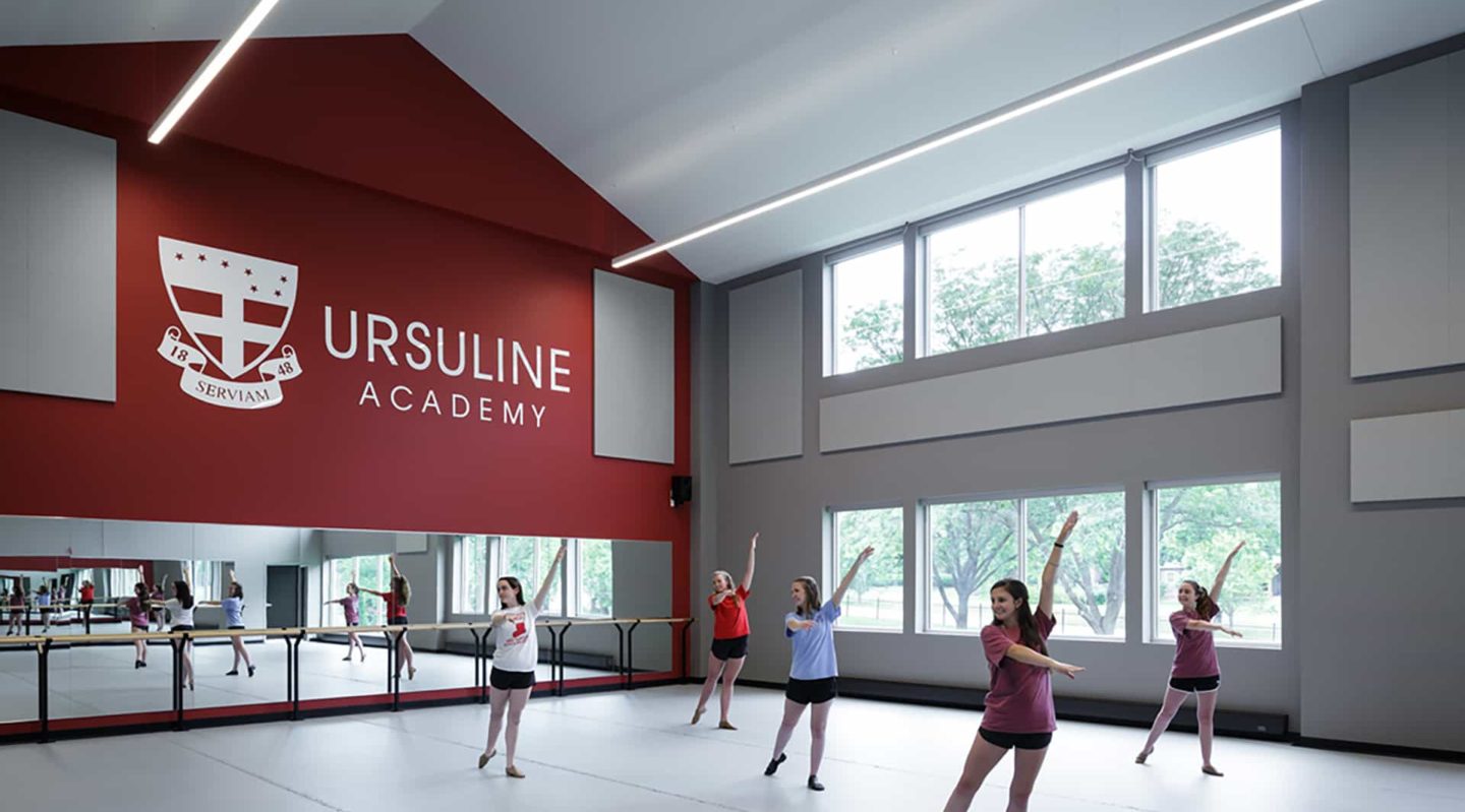 Ursuline Academy dance studio