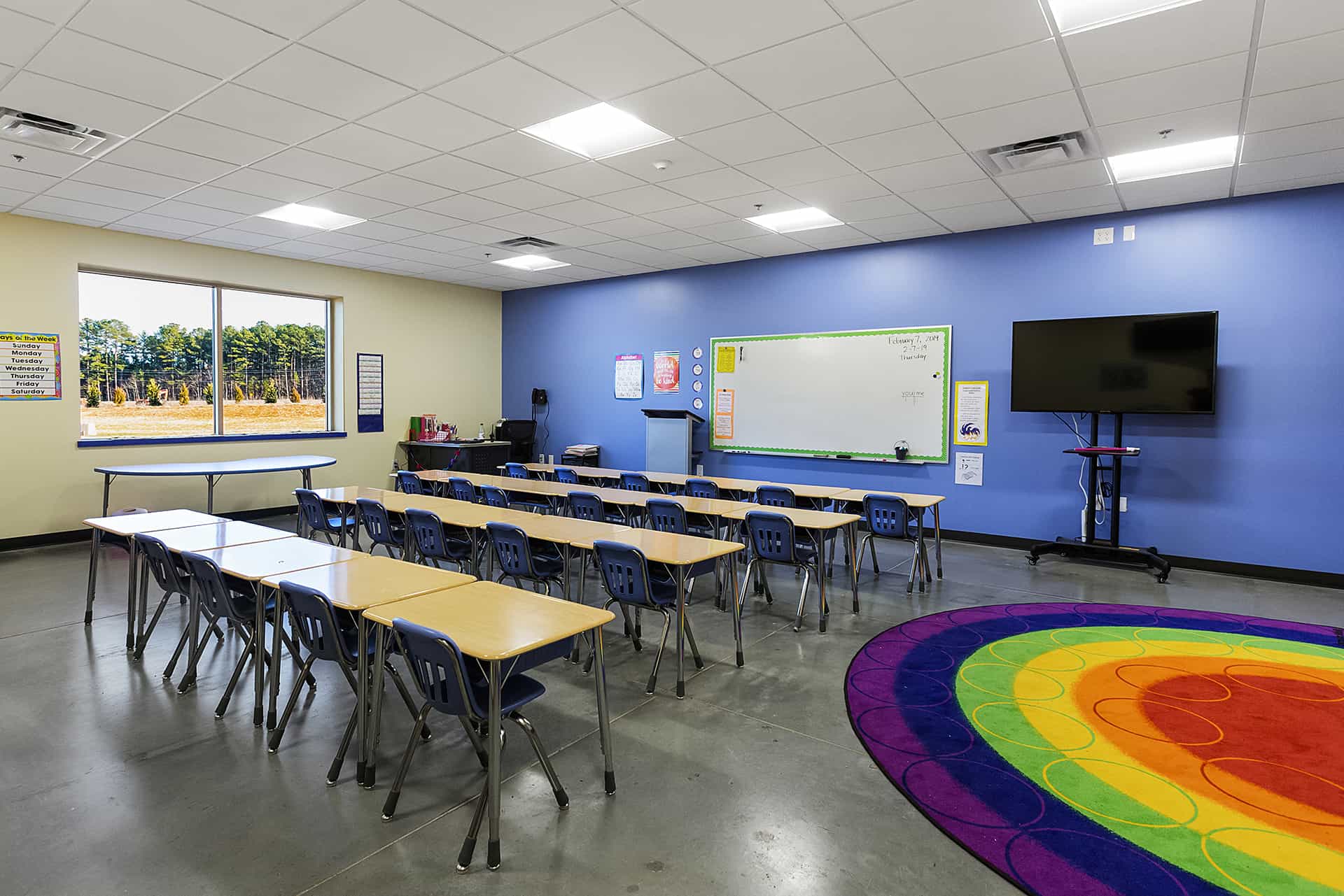 Youngsville Academy classroom